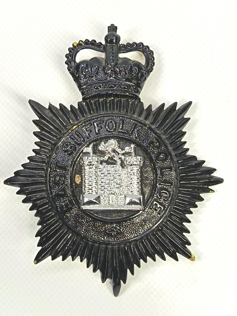 East Suffolk Police Helmet Plate.