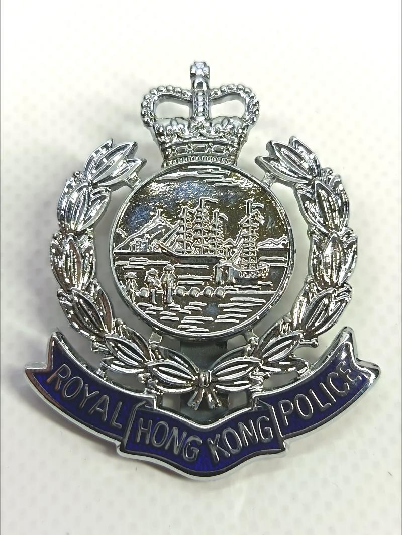 Royal Hong Kong Police Cap Badge.