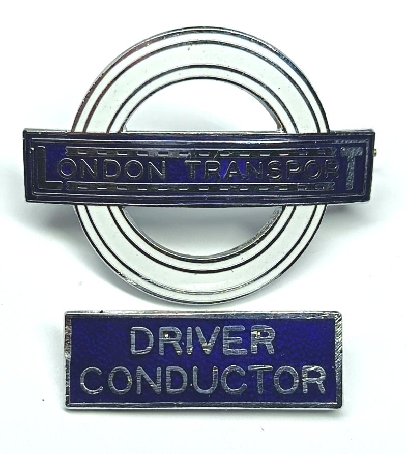 London Transport Enamel Badges.