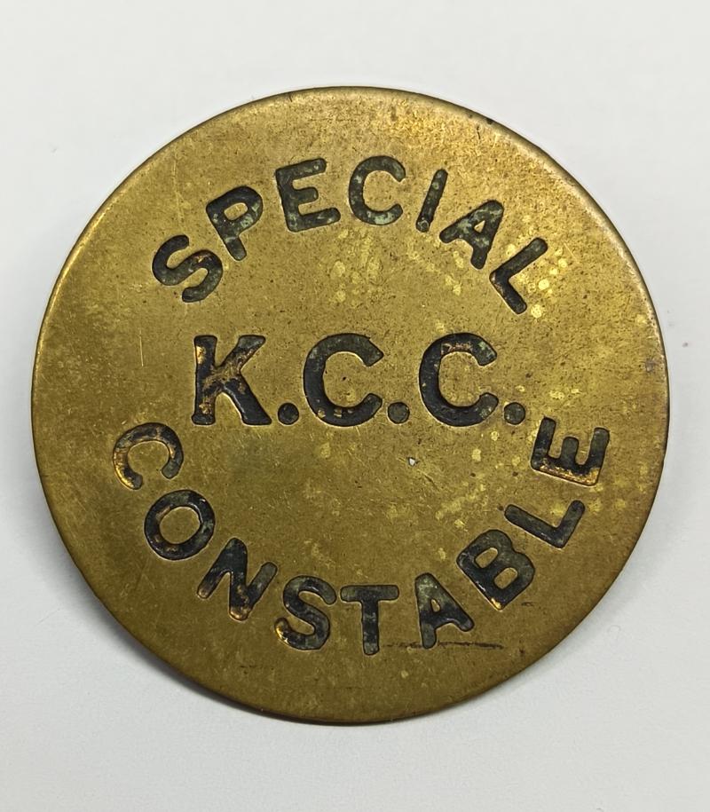WW1 Kent Constabulary Special Constable Service Badge.