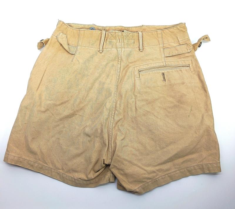 WW2 German Kriegsmarine Tropical Shorts. Bridgend POW Camp Interest.