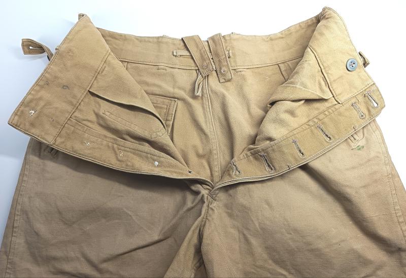 WW2 German Kriegsmarine Tropical Shorts. Bridgend POW Camp Interest.