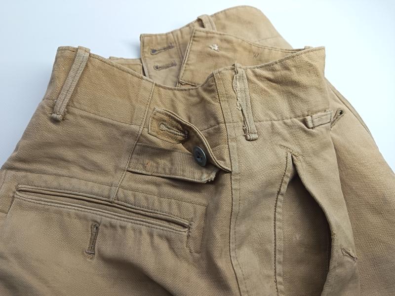 WW2 German Kriegsmarine Tropical Shorts. Bridgend POW Camp Interest.