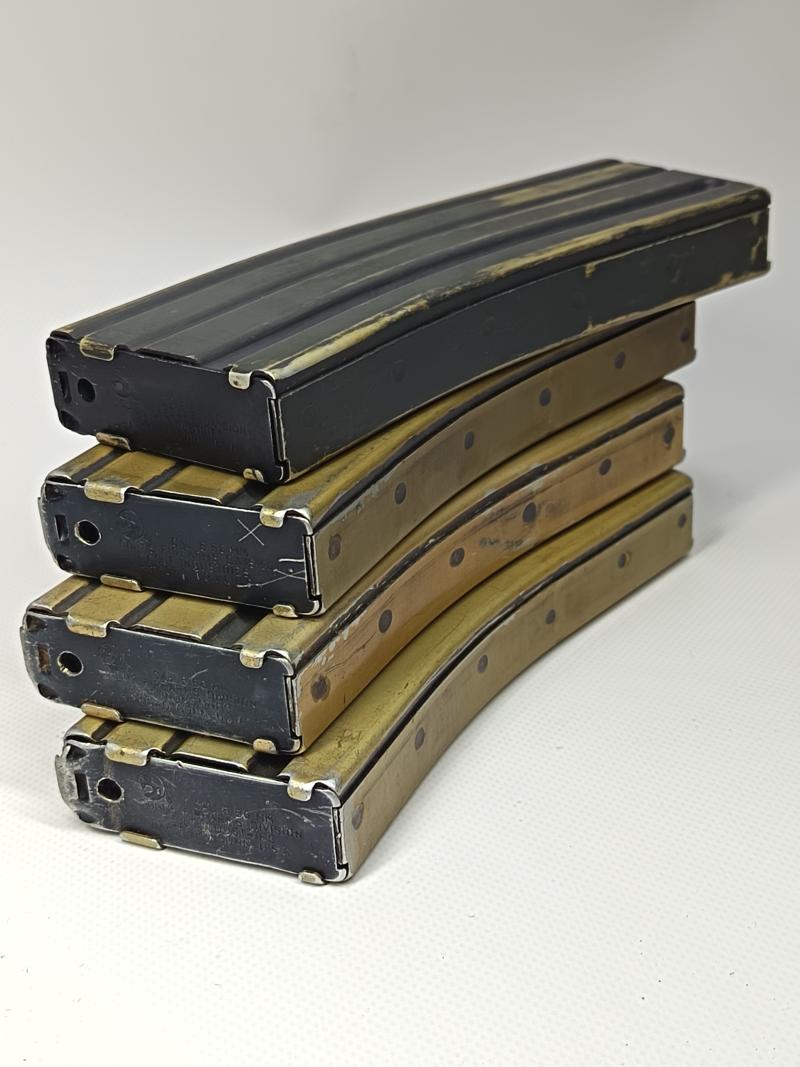 4 X Colt Division, M16/AR15, 30 Round 5.62 Magazines.
