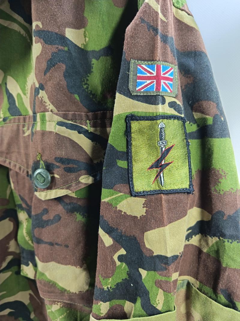 Modified British DPM Lightweight Jacket. Special Forces Support Group.