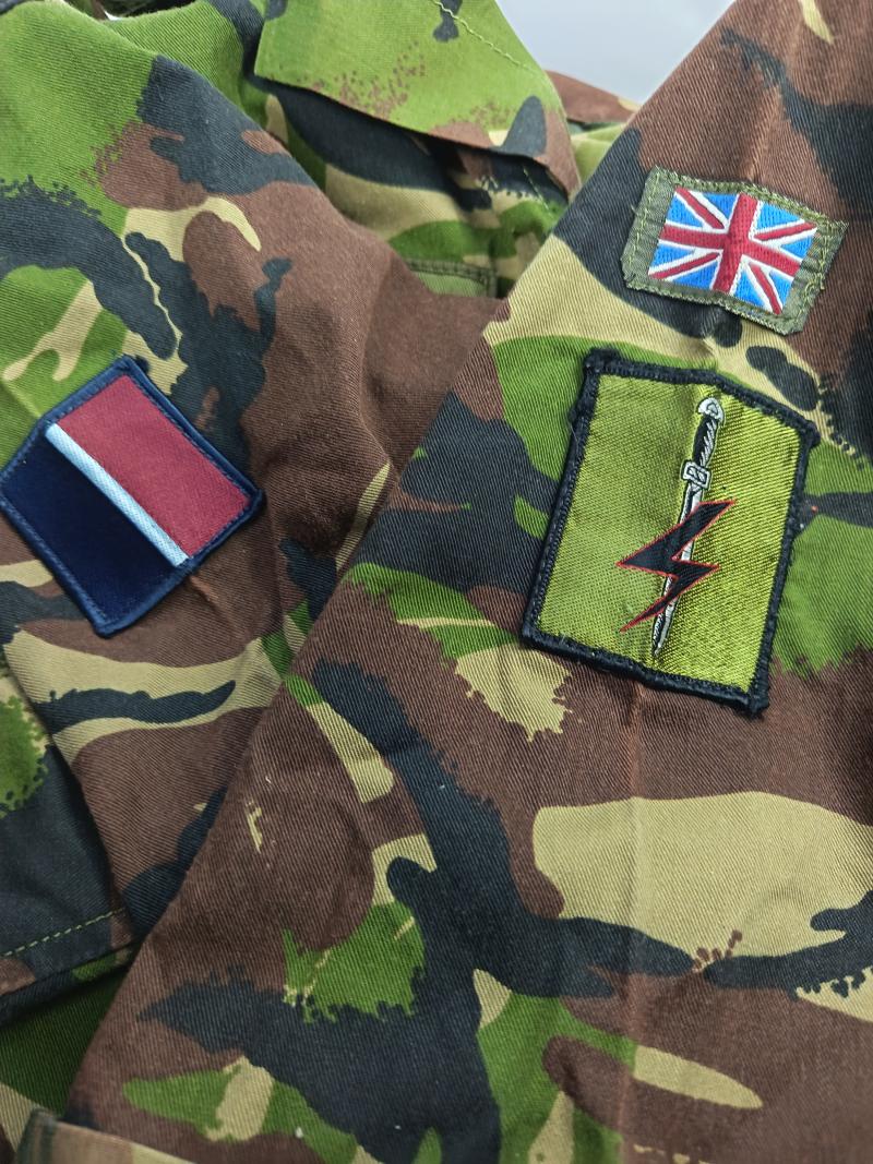 Modified British DPM Lightweight Jacket. Special Forces Support Group.