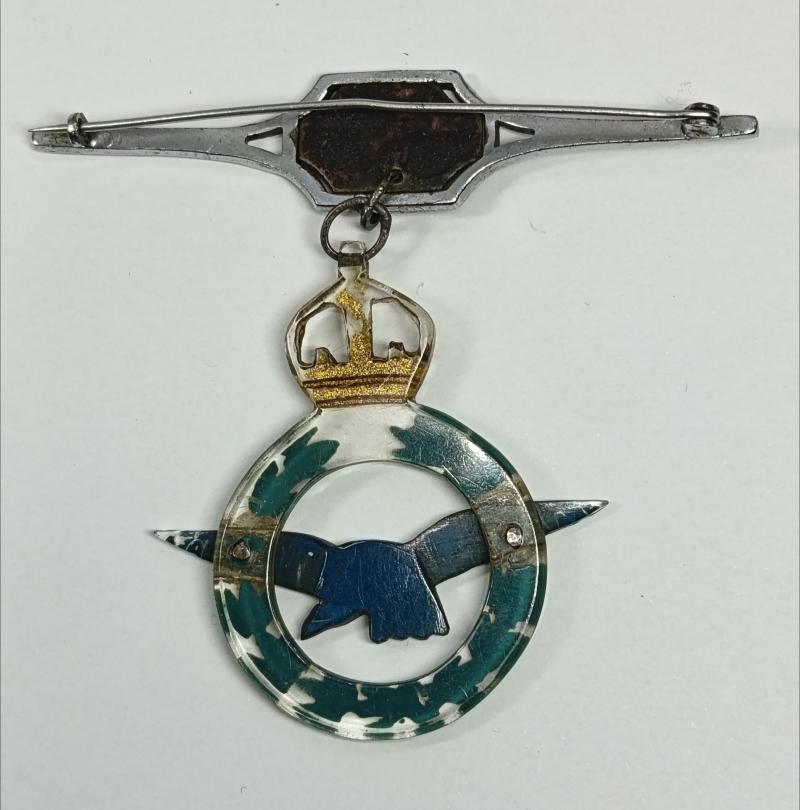 RAF Pexiglas Sweetheart Wings Brooch.