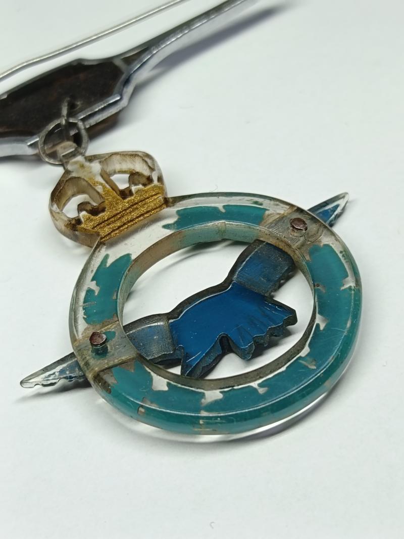 RAF Pexiglas Sweetheart Wings Brooch.