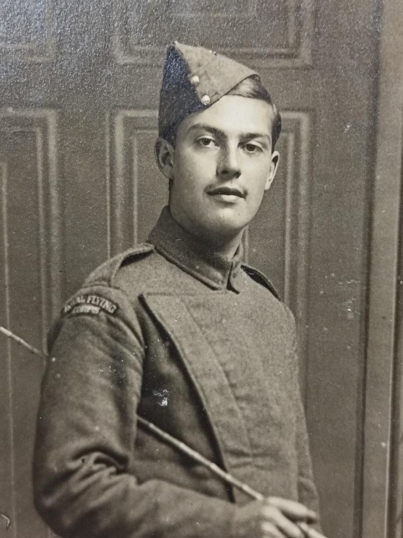 Large WW1 RFC Studio Photo.