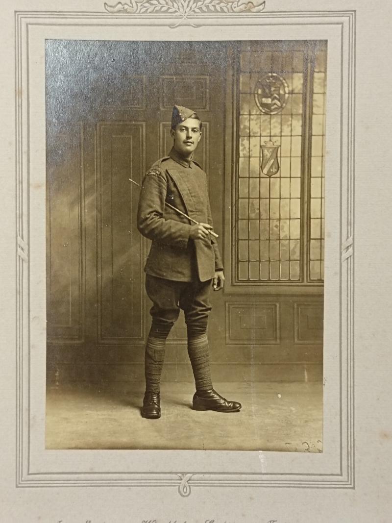 Large WW1 RFC Studio Photo.