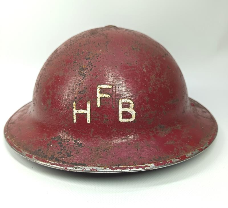 Early British Fire Brigade MK2 Helmet.