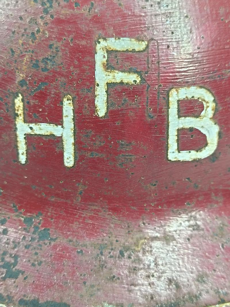 Early British Fire Brigade MK2 Helmet.