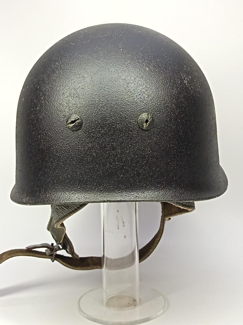 West German Bundeswehr 1A1LL Steel Paratrooper Helmet.