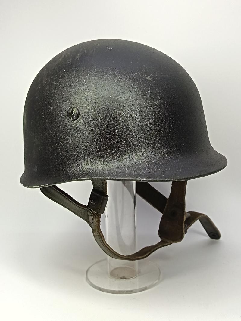 West German Bundeswehr 1A1LL Steel Paratrooper Helmet.