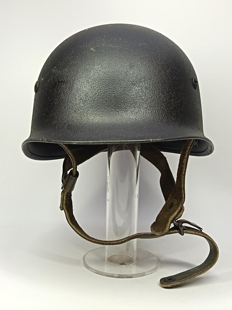 West German Bundeswehr 1A1LL Steel Paratrooper Helmet.
