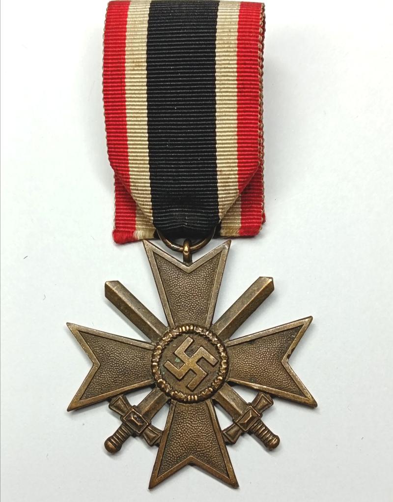 WW2 German War Merit Cross, KVK, With Swords.