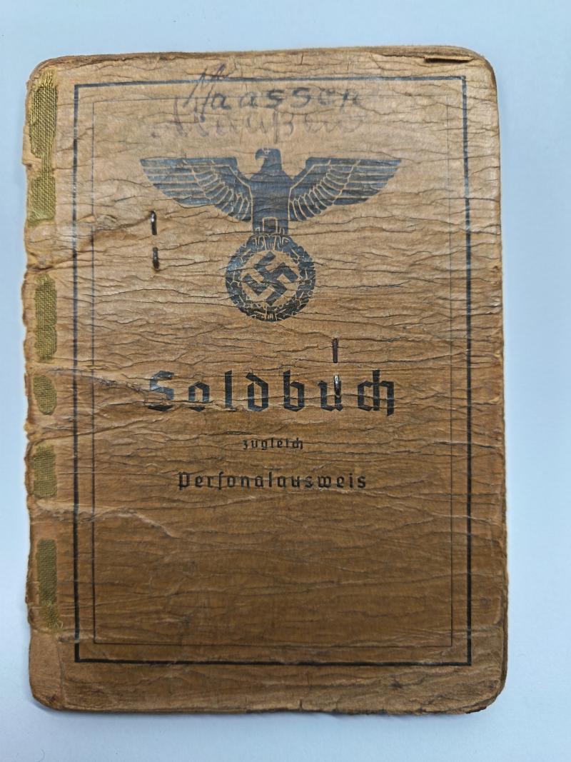 Heer Soldbuch. Motorised Infantry, Driver. Stomach Battalion.