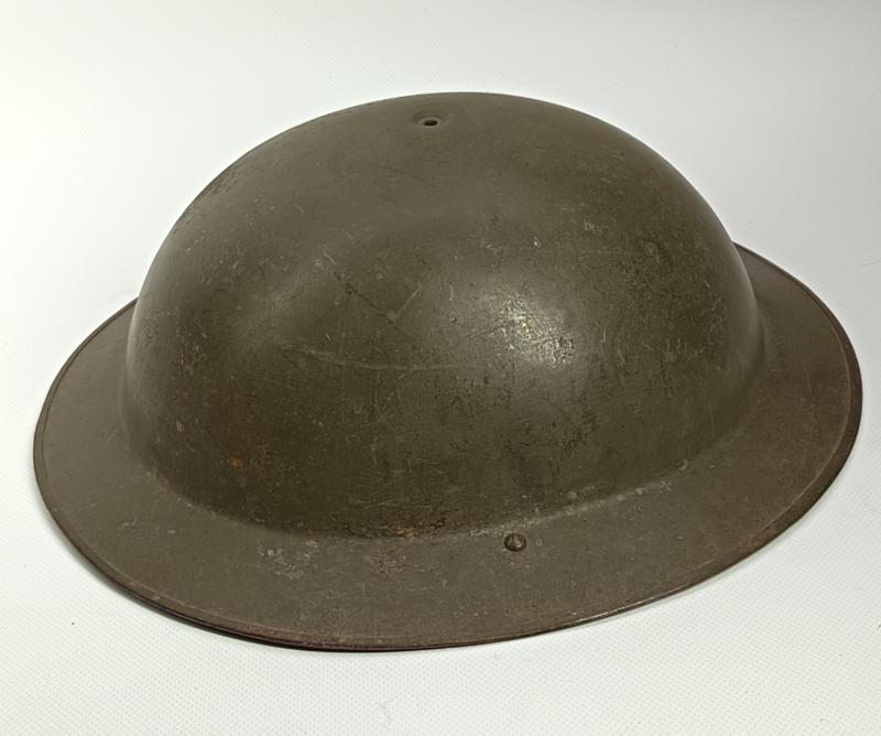 Belgium M49 Steel Helmet .1949/50. Hand Painted Side Insignia