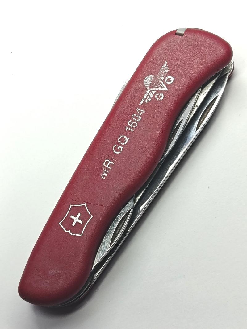 British GQ Parachute Co. RAF Aircrew Issued Knife. Victorinox.