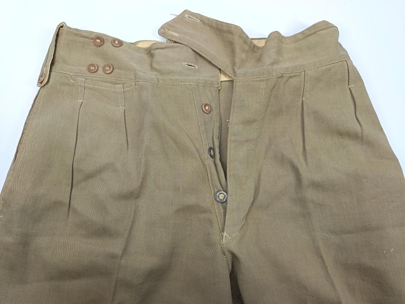WW2 British KD Trousers and Shorts.