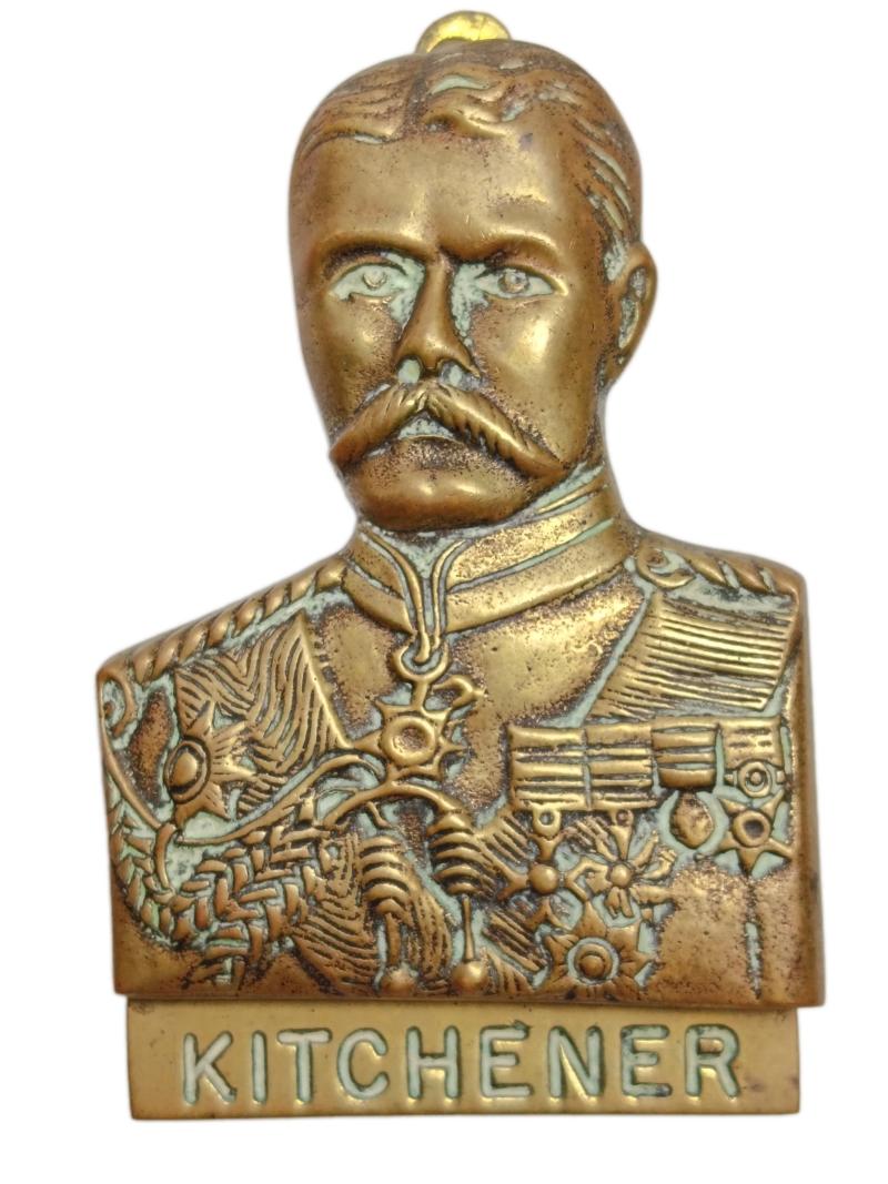 WW1 Field Marshall Kitchener Brass Door Knocker.