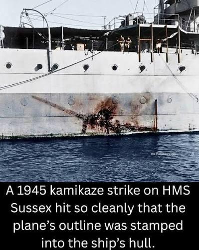 WW2 HMS Sussex Souvenir Ships Badge.