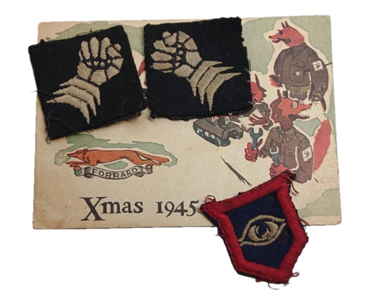 WW2 British 6th Armoured Division Formation Patches.