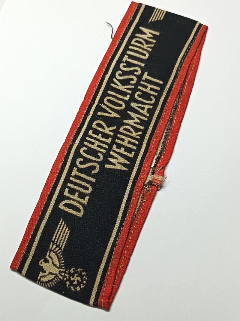 WW2 German Deutsche Volkssturm Wehrmacht Armband.