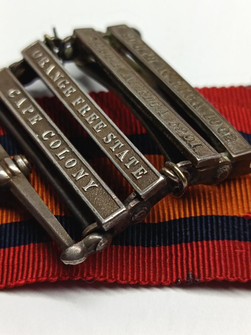 Victorian Queens South Africa Medal. 70th Company, Sharpshooter, Imperial Yeomanry. Cardiff?