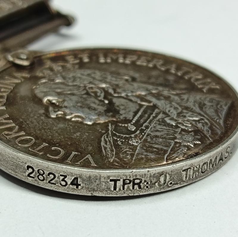 Victorian Queens South Africa Medal. 70th Company, Sharpshooter, Imperial Yeomanry. Cardiff?
