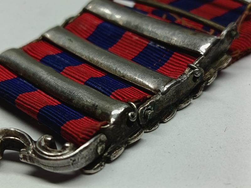 Victorian IGS medal with 3 Clasps including Hazara 1891. Cardiff?