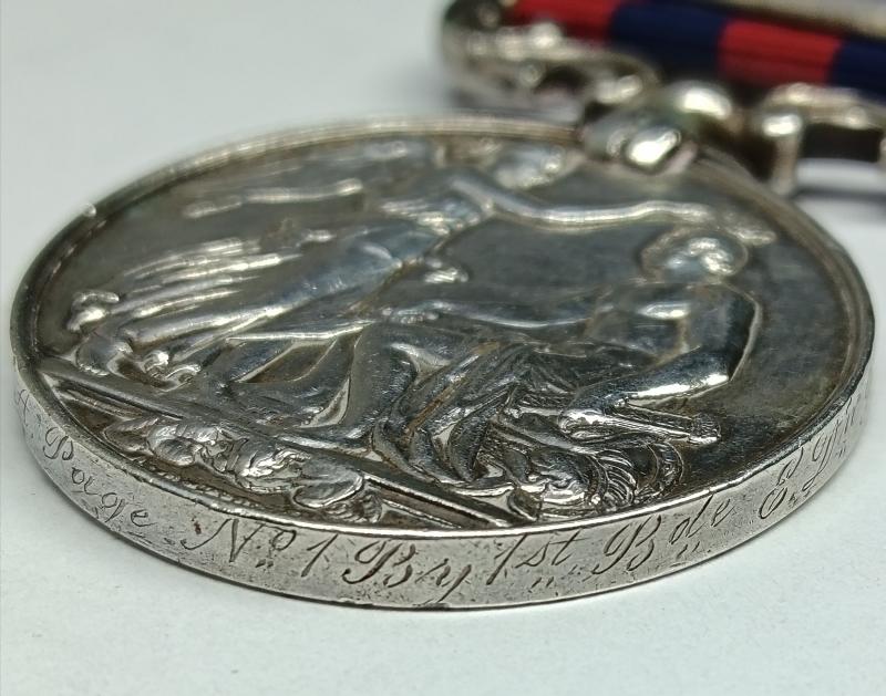 Victorian IGS medal with 3 Clasps including Hazara 1891. Cardiff?