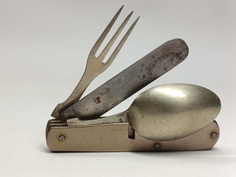 British WW1 Private Purchase Combination Cutlery Set.