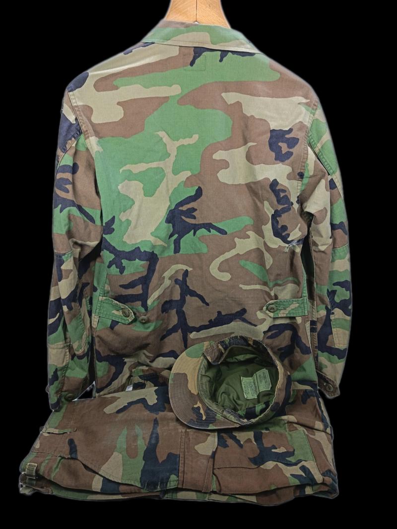 Vintage U.S. 101st Airborne BDU Woodland Uniform set.