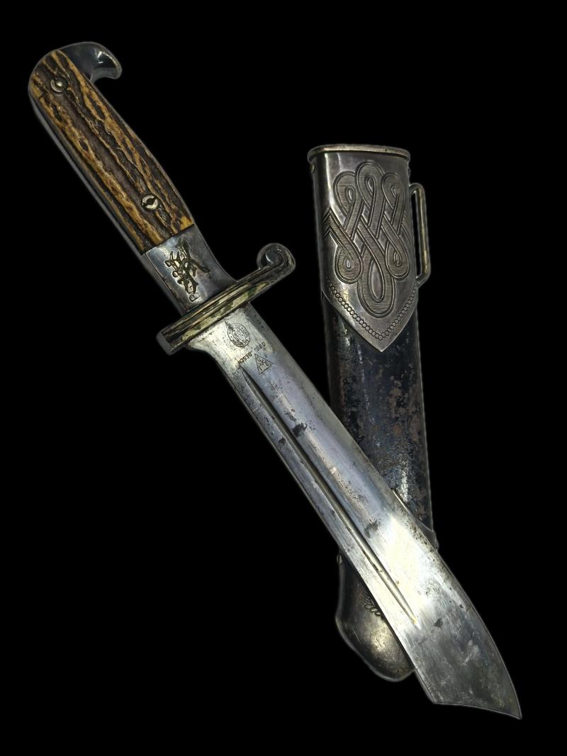 WW2 German Enlisted Man's Personalised RAD Hewer. Eickhorn.