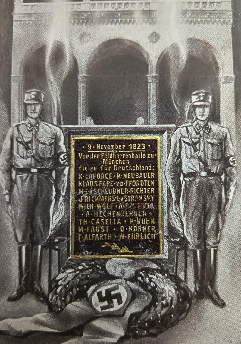 WW2 German Postcard. Felderrnhalle Fallen.