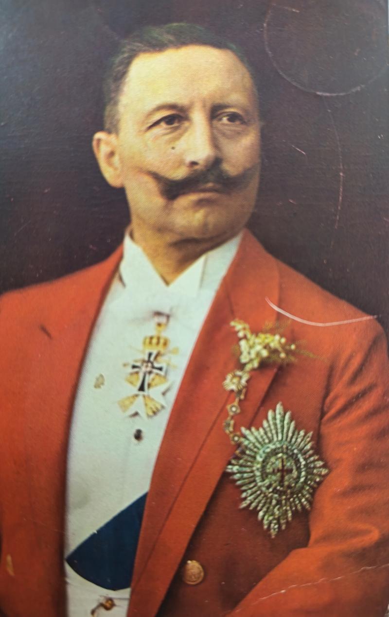 WW1 German Postcard. Kaiser Wilhem II.