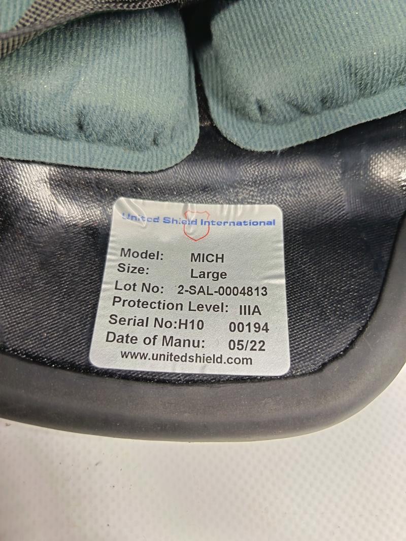 MICH Ballistic Helmet. United Shield International.