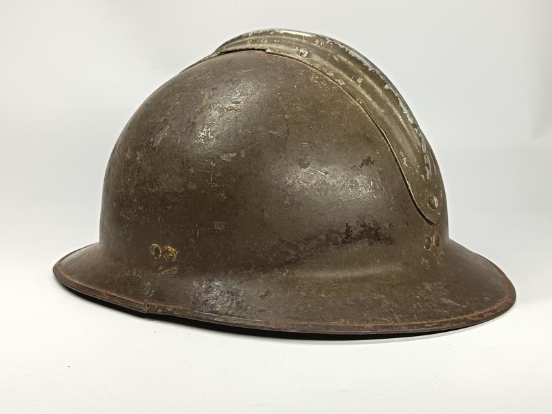 WW2 French Artillery M26 Adrian Helmet. Battle of France.